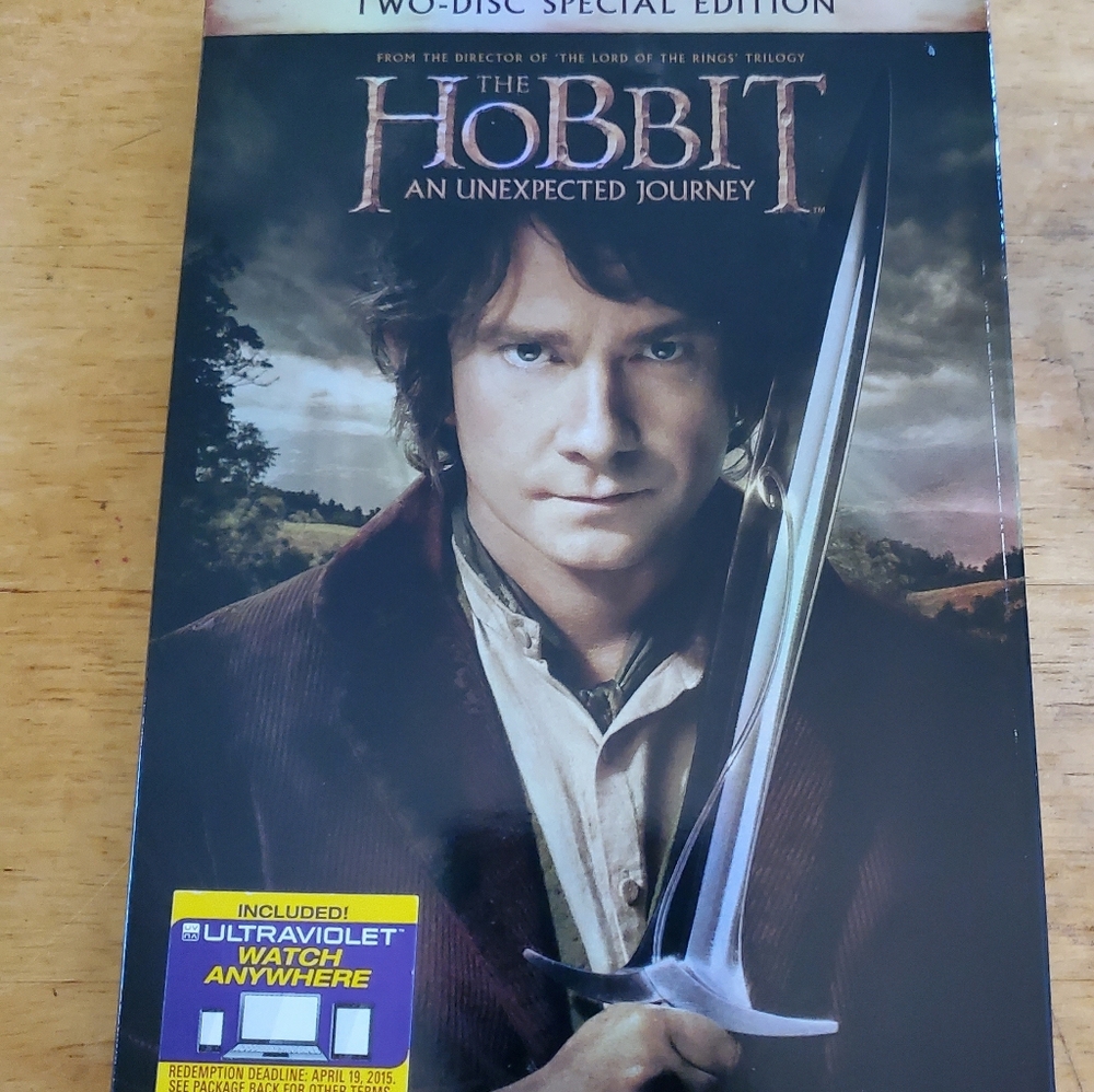 The Hobbit: An Unexpected Journey 2 disc special edition DVD set